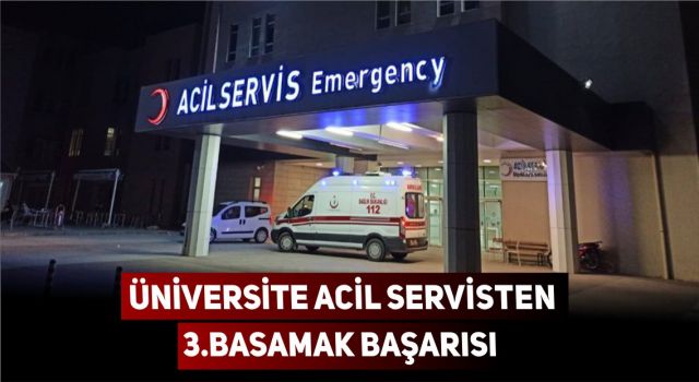 Balıkesir Üniversitesi Acil Servisi Basamak Atladı