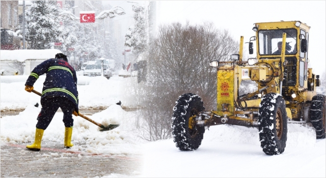 Karesi Belediyesi Kar Mücadelesine hazır