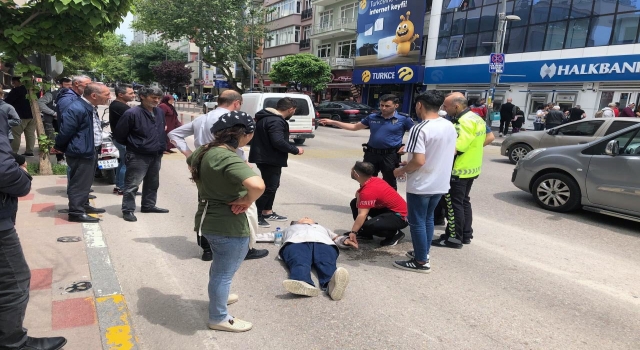 Bandırma'da trafik kazasında 1 kişi yaralandı