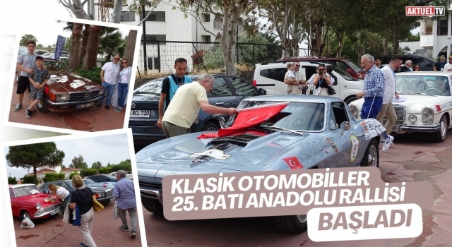 Klasik otomobiller 25. Batı Anadolu Rallisi başladı