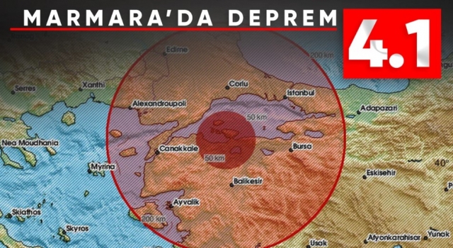 Balıkesir'de 4.1 Şiddetinde Deprem