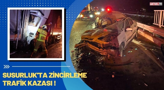 Susurluk'ta Zincirleme Trafik Kazası !
