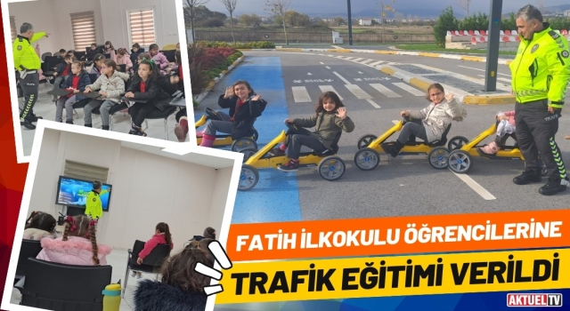 Fatih İlkokulu Öğrencilerine Trafik Eğitimi Verildi