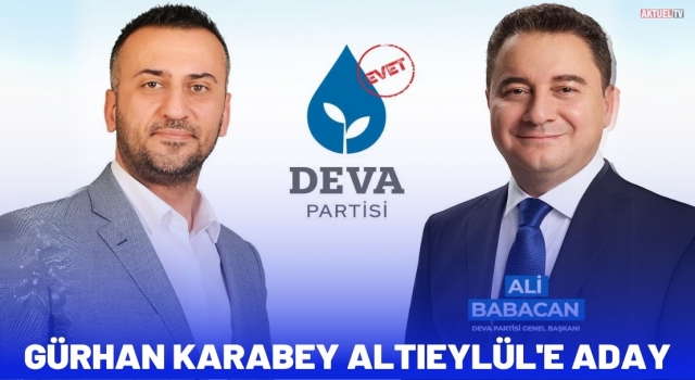 Gürhan Kayabey, Altıeylül İçin DEVA Partisi'nden Aday