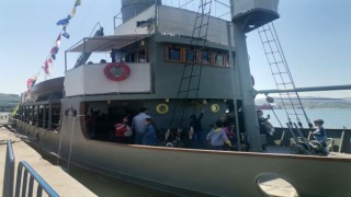 TCG Nusret mayın gemisi Bandırma'da