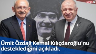 Ümit Özdağ Kemal Kılıçdaroğlu’nu desteklediğini açıkladı