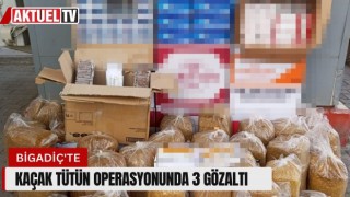 Bigadiç'te Kaçak Tütün Operasyonunda 3 Gözaltı