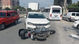 Edremit’te motor kazası