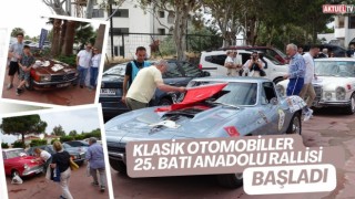 Klasik otomobiller 25. Batı Anadolu Rallisi başladı