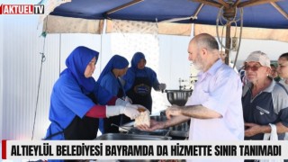 Altıeylül Belediyesi Bayramda da Hizmette Sınır Tanımadı