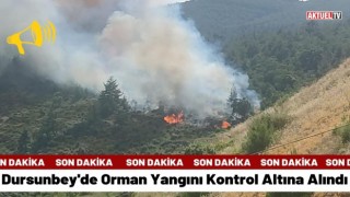 Dursunbey'de Orman Yangını Kontrol Altına Alındı