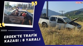 Erdek’te Trafik Kazası