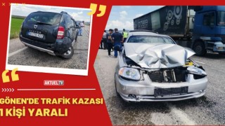 Gönen’de Trafik Kazası : 1 Yaralı