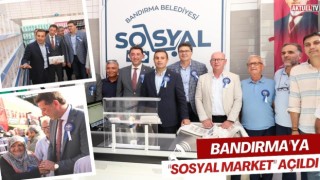 Bandırma'ya "Sosyal Market" Açıldı