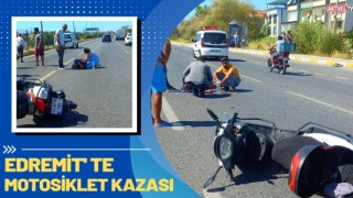 Edremit'te Motosiklet Kazası