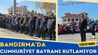 Bandırma'da Cumhuriyet Bayramı Kutlanıyor