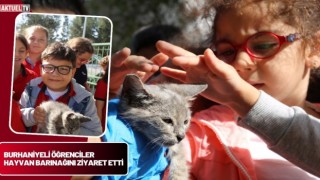 Burhaniyeli Öğrenciler Hayvan Barınağını Ziyaret Etti