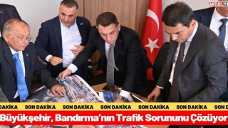 Büyükşehir, Bandırma’nın Trafik Sorununu Çözüyor