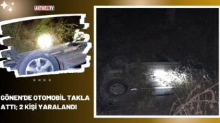 Gönen'de Otomobil Takla Attı; 2 Kişi Yaralandı