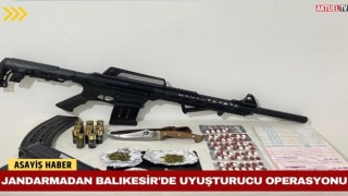 Jandarmadan Balıkesir'de Uyuşturucu Operasyonu