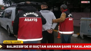 Balıkesir’de 81 Suçtan Aranan Şahıs Yakalandı