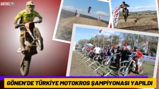 Gönen’de Türkiye Motokros Şampiyonası Yapıldı