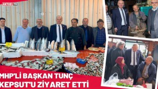MHP'li Başkan Tunç Kepsut'u Ziyaret Etti