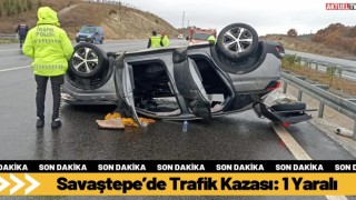 Savaştepe’de Trafik Kazası: 1 Yaralı