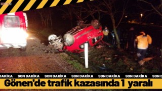 Gönen'de trafik kazasında 1 kişi yaralandı