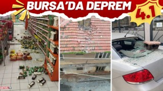 Bursa'da 4.1 büyüklüğündeki Deprem Korkuttu