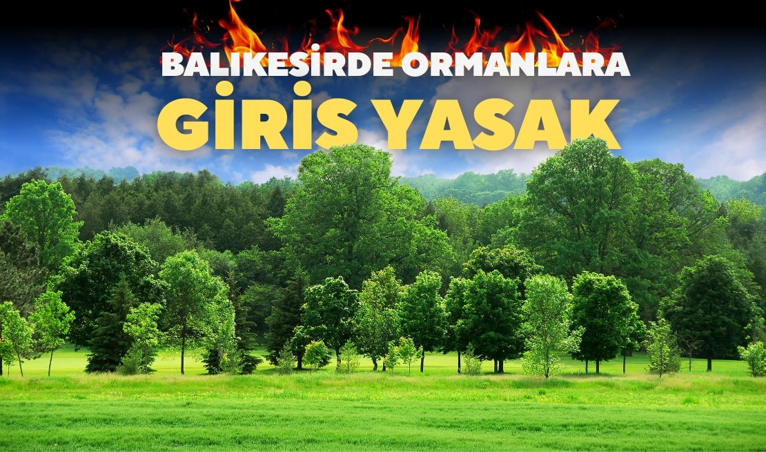 Balıkesir’de hava sıcaklıklarının artması ve yangın riskinin yükselmesi nedeniyle Orman