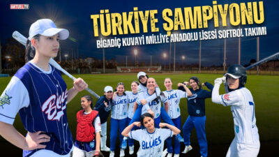 Balıkesir’in Bigadiç ilçesinden Kuvayi Milliye Anadolu Lisesi Softbol Takımı, Aydın’da