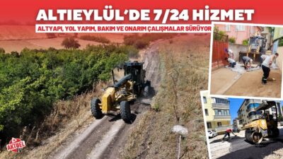 Altıeylül Belediyesi, ilçenin ulaşım altyapısını güçlendirmek ve vatandaşların yaşam kalitesini