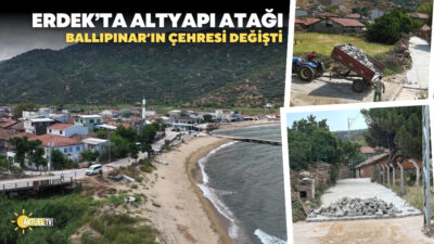 Balıkesir Büyükşehir Belediye Başkanı Ahmet Akın, Erdek’e bağlı kırsal Ballıpınar