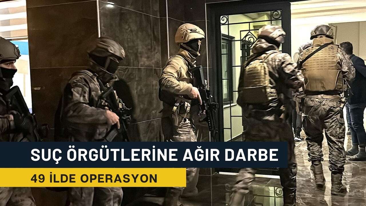 İçişleri Bakanı Ali Yerlikaya, 49 ilde mali suç örgütlerine yönelik