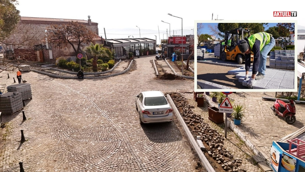 Ayvalık Belediyesi, Cunda Adası’nda araç trafiği ve yaya ulaşımını düzenlemek