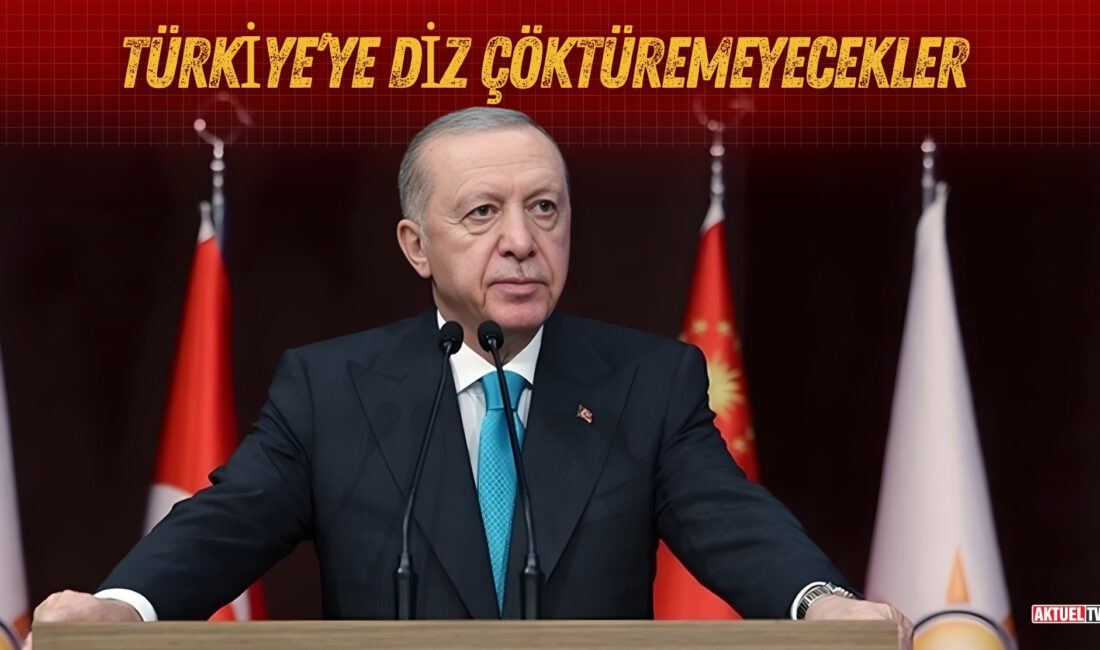 AK Parti Kongre Merkezi'nde partisinin Genişletilmiş İl Başkanları Toplantısı'nda konuşan