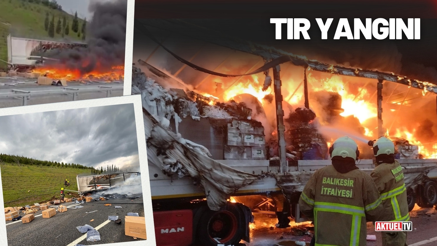 Balıkesir Karesi ilçesi Naipli yolu üzerinde meydana gelen kazada kontrolden