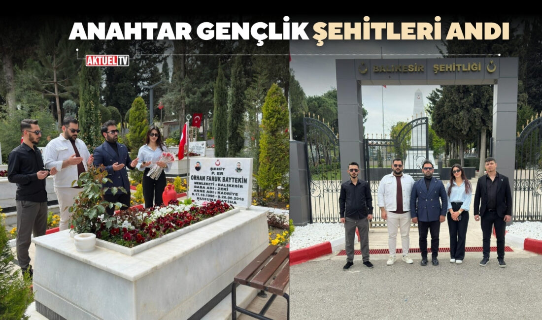 Anahtar Parti Balıkesir İl Gençlik Kolları, Şehitler Haftası kapsamında şehitliği