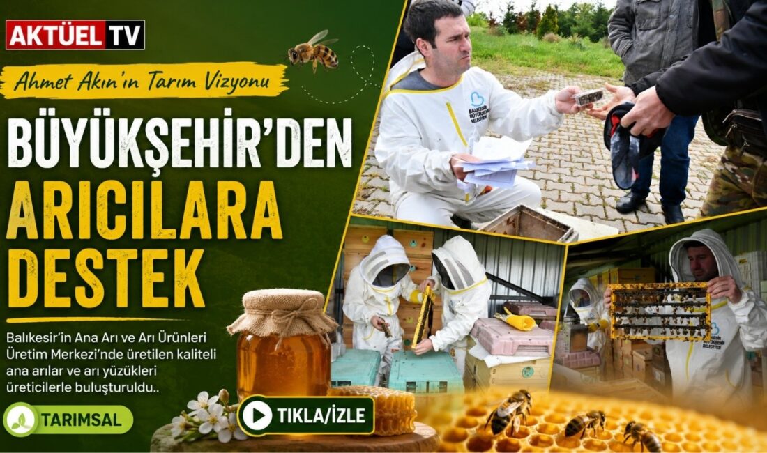 Büyükşehir Belediyesi, arıcılara ana arı ve arı yüzüğü desteği sağlayarak