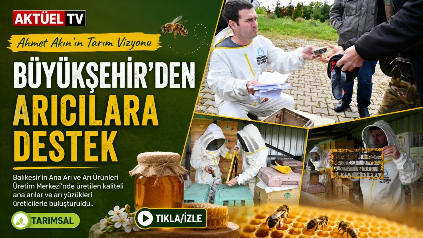 Büyükşehir Belediyesi, arıcılara ana arı