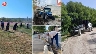 Bigadiç Belediyesi, bayram öncesi ilçe genelinde altyapıdan çevre düzenlemesine kadar