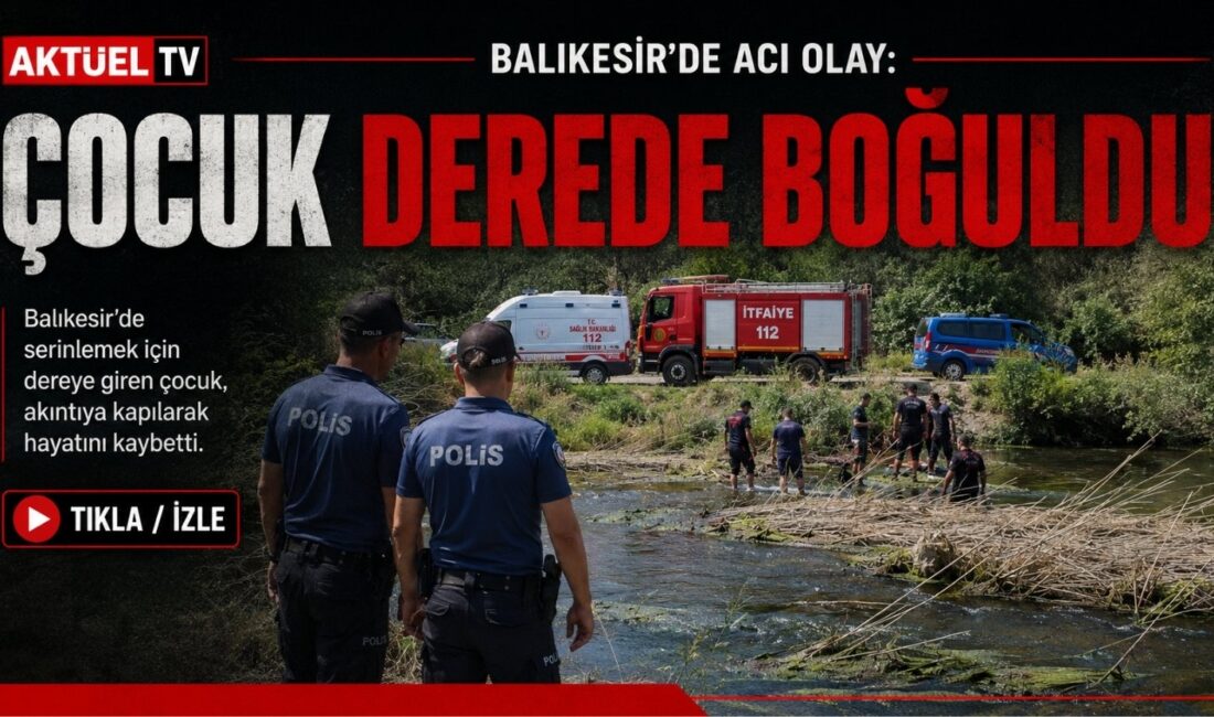 Balıkesir’de Altıeylül ilçesi Küçükbostancı Deresi’nde kaybolan 14 yaşındaki çocuk, itfaiye