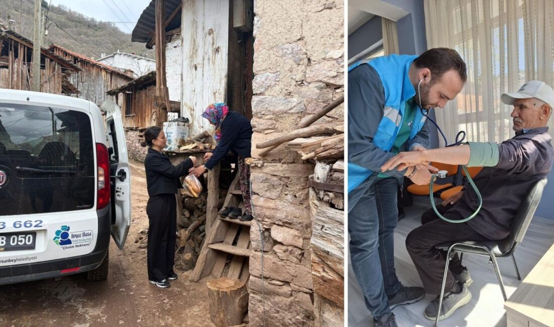 Dursunbey Belediyesi, sosyal belediyecilik anlayışıyla evde sağlık, temizlik ve bakım