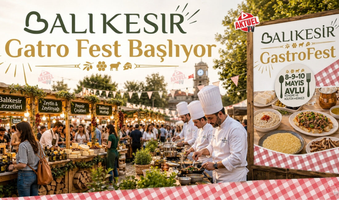 Balıkesir Büyükşehir Belediyesi öncülüğünde düzenlenecek 1. Uluslararası Balıkesir Gastronomi Festivali,
