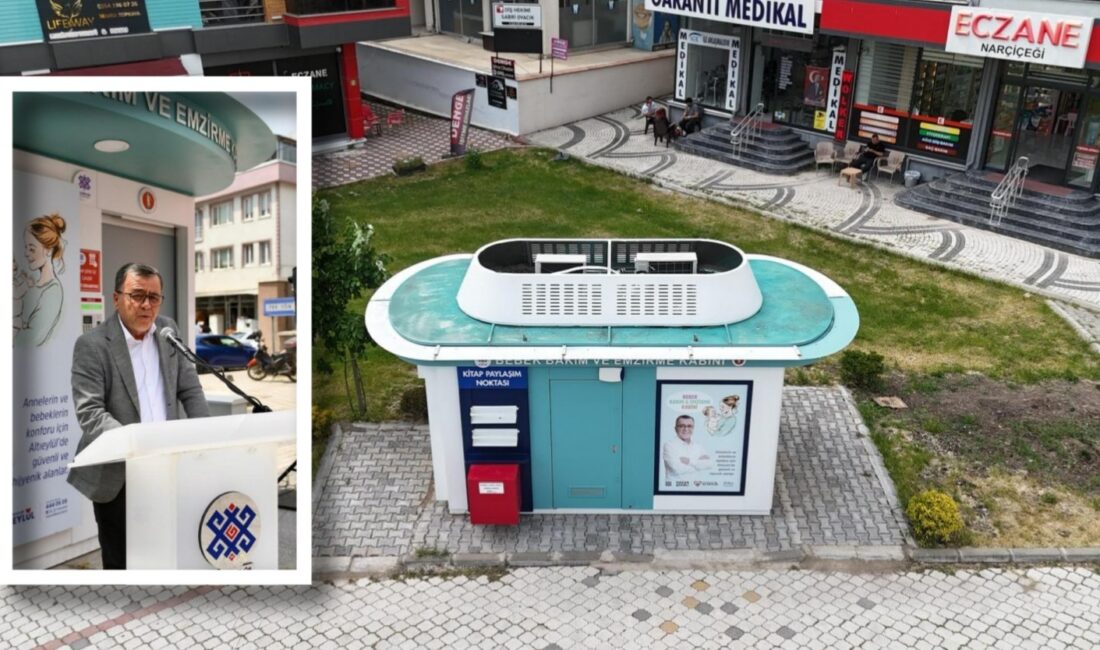 Altıeylül Belediyesi, annelerin günlük yaşamını kolaylaştıracak bebek bakım ve emzirme