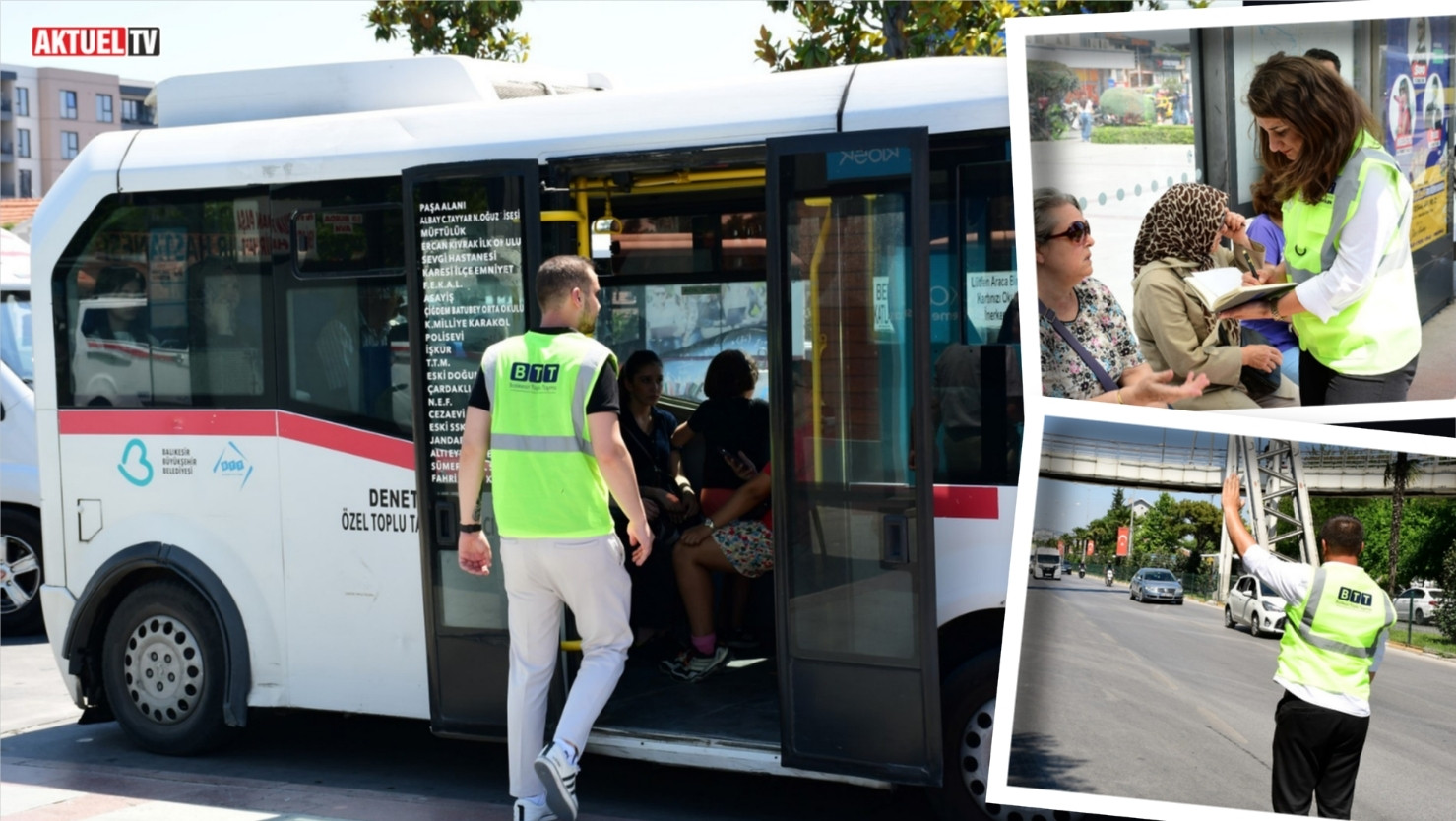 Balıkesir Büyükşehir Belediyesi, toplu taşımada hizmet kalitesini artırmak amacıyla saha