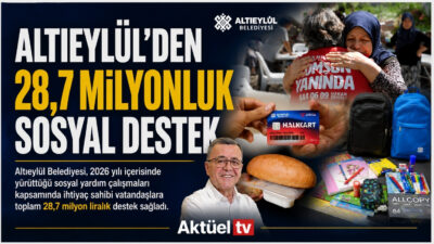 Altıeylül Belediyesi, 2026 yılı içerisinde yürüttüğü sosyal yardım çalışmaları kapsamında