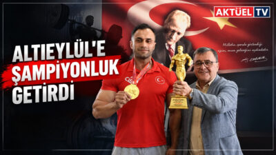 Altıeylül Belediyesi ve milli sporcu Ömer Pullu, Büyük Erkekler Atletik