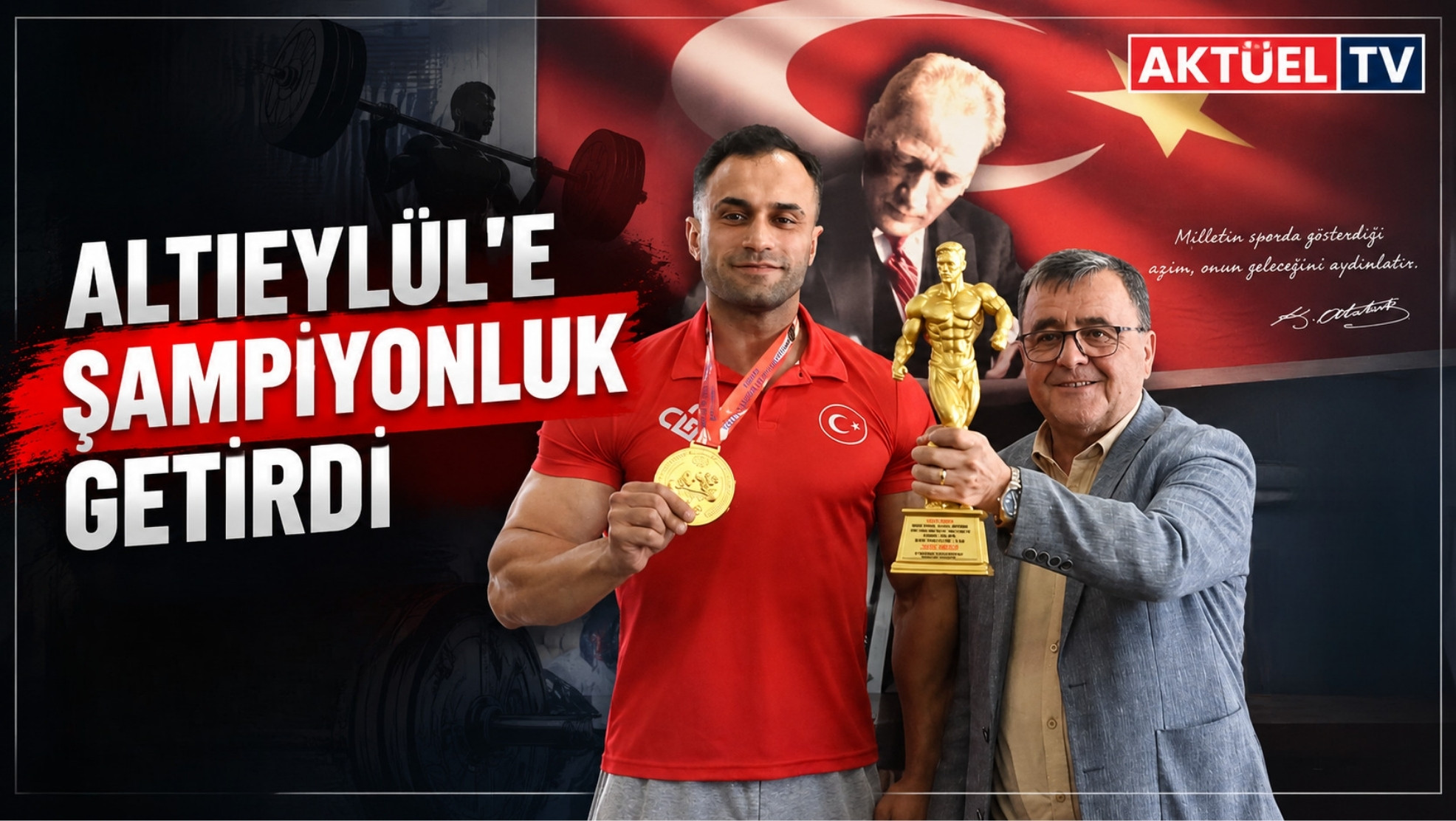 Altıeylül Belediyesi ve milli sporcu